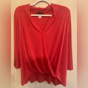 Kim & Cami Vibrant Red Top